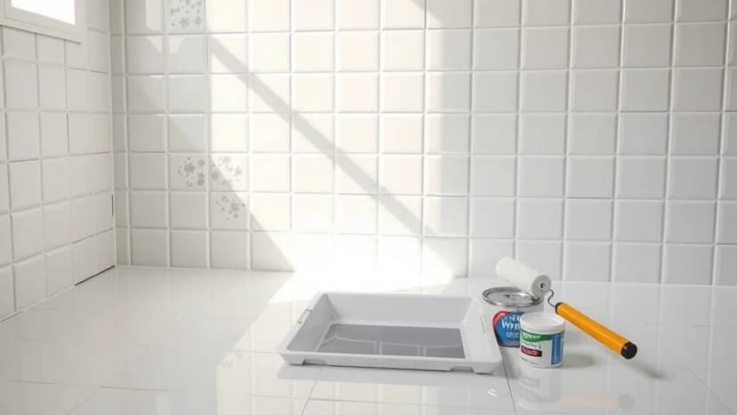 Måla klinker badrum med enkla steg