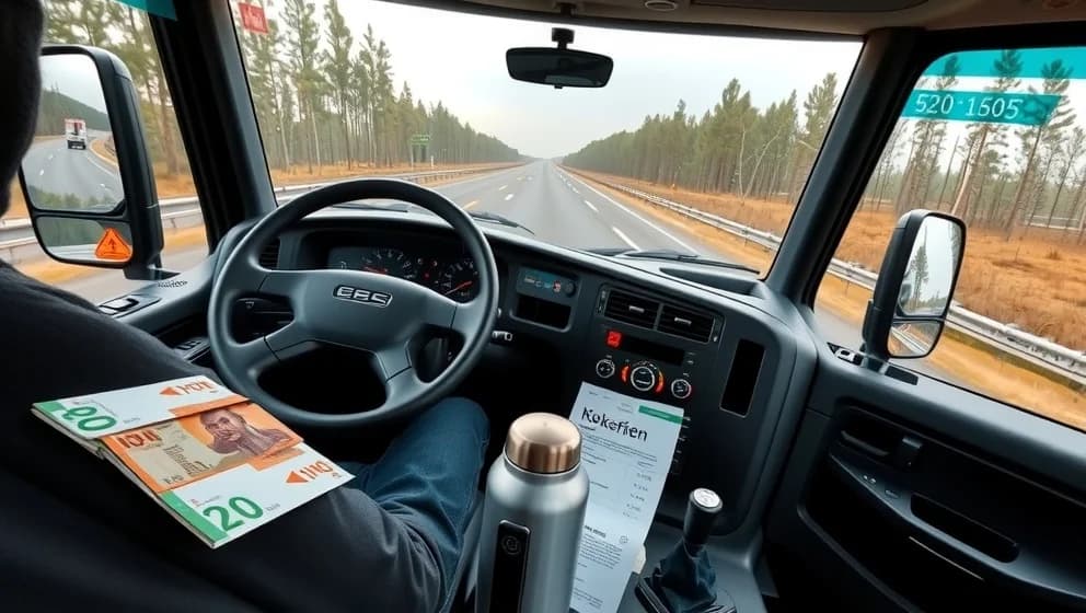 Vad tjänar en lastbilschaufför i Sverige